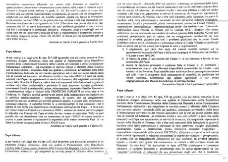 Bisignani e Papa: gli atti. Quello che non si legge sui giornali