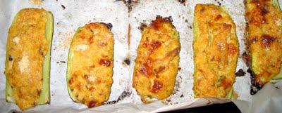 Zucchine con ripieno vegetariano Zucchine con ripieno vegetariano
