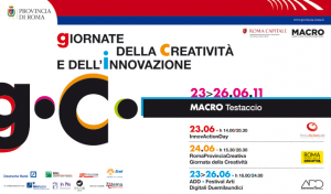 Giornate della Creatività e dell'Innovazione - Roma 23-26 giugno 2011