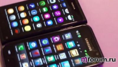Video: confronto display Nokia N9 AMOLED CBD VS Samsung Super AMOLED