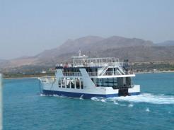 Traghetto per l'isola di Elafonissos