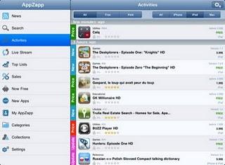 Le migliori offerte e le applicazioni dell'app store con ''AppZapp HD''. Le migliori offerte e le applicazioni dell'app store con ''AppZapp HD''.