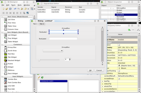 Strumenti di sviluppo per Qt libreria multipiattaforma ampiamente utilizzata nell'ambiente desktop KDE.