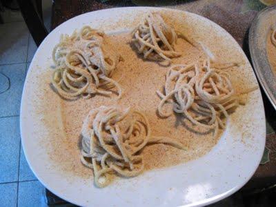 Ricette siciliane 2 - pasta fritta (alla siracusana)