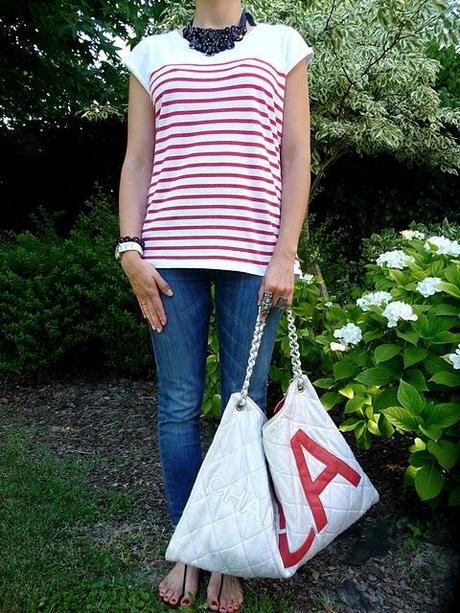 Red stripes and Zara Red stripes and Zara