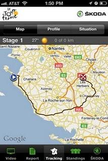 Official 2011 Tour de France, l'app ufficiale del Tuor de France.