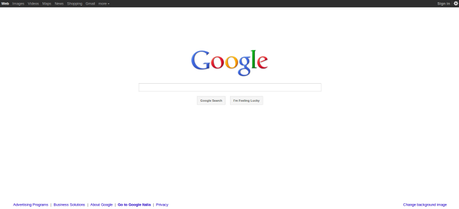 google nuova homepage