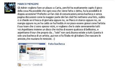 Marco Mengoni fa uno scherzo a Marco Carta ma ai fan girano i maroni Marco Mengoni fa uno scherzo a Marco Carta ma ai fan girano i maroni