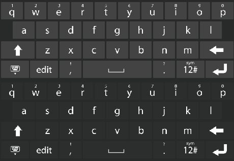 DayHand Input WP7 Style. Tastiera in stile Windows Phone 7