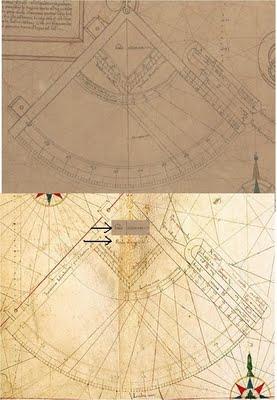 Planisfero Castiglioni. Carta del navigare
