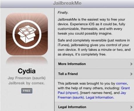 JailbreakMe 3.0 Beta rilasciato – Disponibile il Jailbreak dell’iPad 2