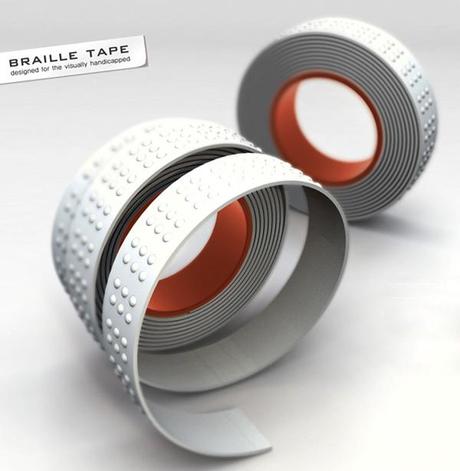 Braille Tape by Kukil Han, Yongju Kwak, Young-Seok Kim & Dongbin Shin BRAILLE TAPE: IL NASTRO ADESIVO PER NON VEDENTI