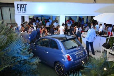 Nel blu dipinto di blu: Fiat 500 Twinair Party!