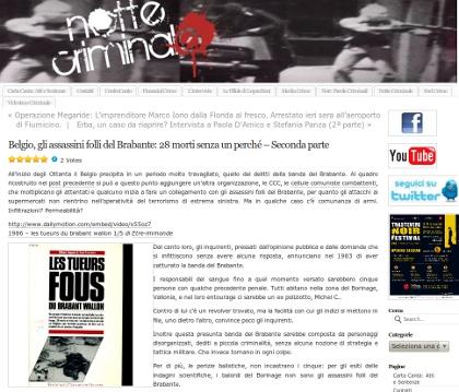 Belgio, gli assassini folli del Brabante - Seconda parte Belgio, gli assassini folli del Brabante - Seconda parte