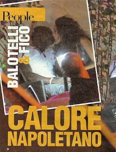 Mario Balotelli bacia Raffaella Fico; storia finta un fico!