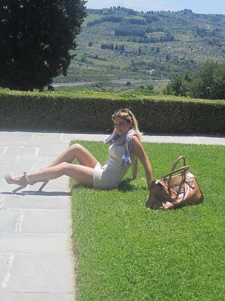 Beige and checked.... Beige and checked....