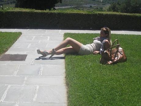 Beige and checked.... Beige and checked....