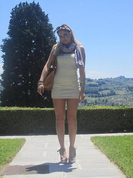 Beige and checked.... Beige and checked....