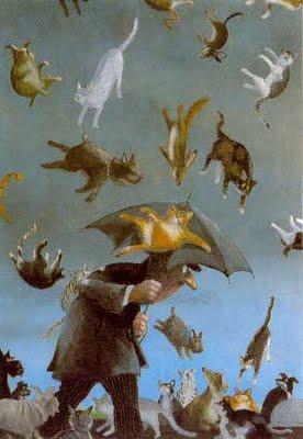 Raining cats and dogs