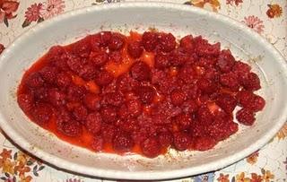 Crumble di lamponi per bambini