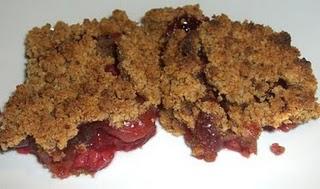 Crumble di lamponi per bambini