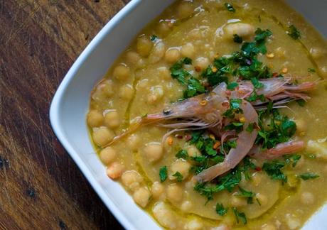 Zuppa di Ceci e Gamberetti Zuppa di Ceci e Gamberetti