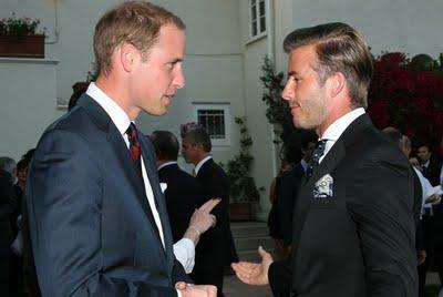 A Los Angeles David Beckham incontra Kate e William