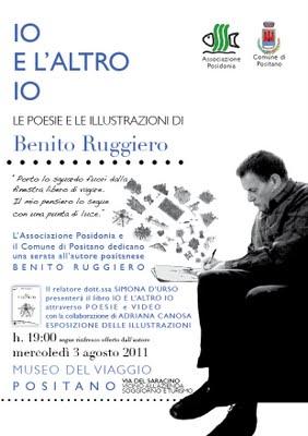 CULTURA POSITANO; POESIA: Benito Ruggiero e 'Io e l'altro io' CULTURA POSITANO; POESIA: Benito Ruggiero e 'Io e l'altro io'