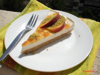 Torta fredda allo Yogurt e Pesche