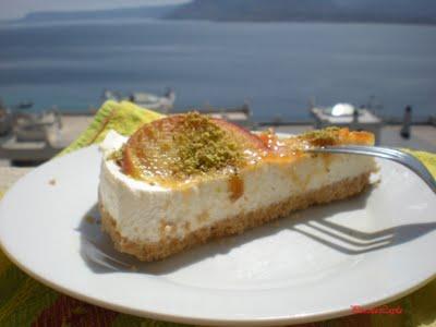 Torta fredda allo Yogurt e Pesche