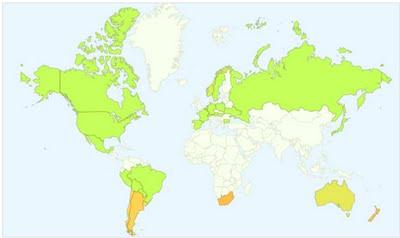 Trend influenzali nel mondo: una mappa interattiva di Google