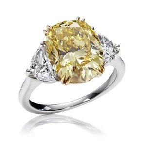 Harry Winston Yellow Diamond Ring