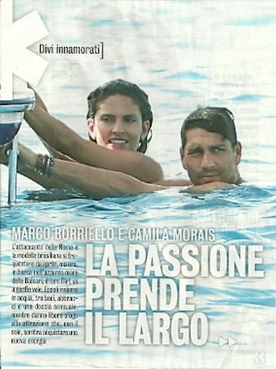 Camila Morais e Marco Borriello: palpeggiare a Formentera