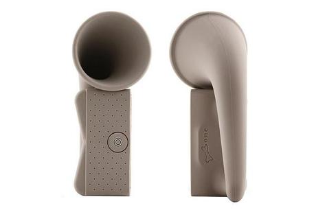 bone-horn-speaker-lautsprecher-iphone-brown Horn Stand