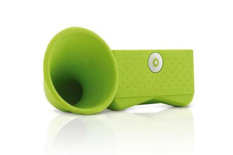 bone-horn-speaker-lautsprecher-iphone-green Horn Stand