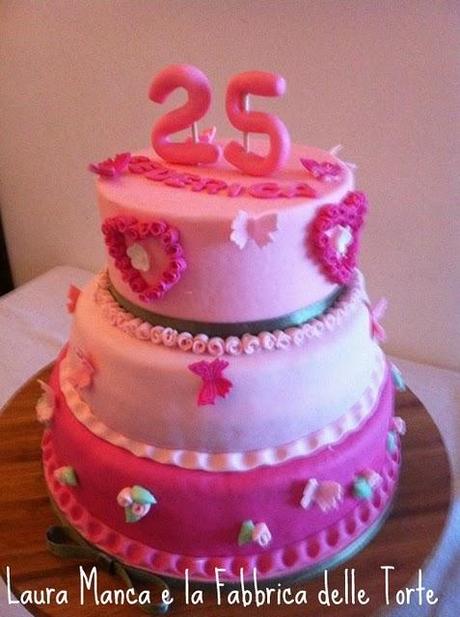 ...torta di compleanno rosa...