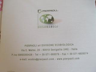 Pierpaoli Srl – Divisione Eco Biologico / Eco Organic Division