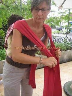 Mei tai: come usarlo sulla schiena. Modalità di carico 1 Mei tai: come usarlo sulla schiena. Modalità di carico 1