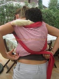 Mei tai: come usarlo sulla schiena. Modalità di carico 1 Mei tai: come usarlo sulla schiena. Modalità di carico 1