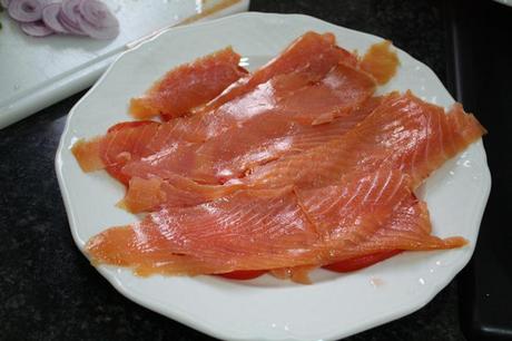 Foto-ricetta: Salmone affumicato estivo