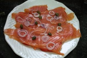 Foto-ricetta: Salmone affumicato estivo