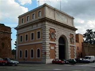 Unità d'Italia su Porta San Pancrazio