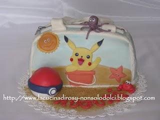Torta Borsetta mare Pikachu