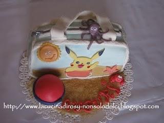 Torta Borsetta mare Pikachu