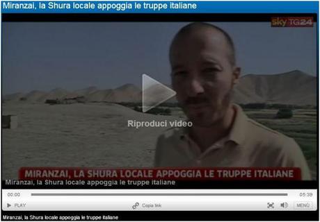 Miranzai, la Shura locale appoggia le truppe italiane
