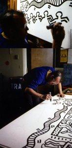 Keith Haring al Museo Archeologico Nazionale d’Abruzzo con il “murale di Milwaukee”
