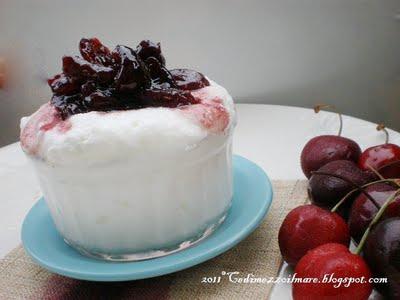 Ciliege e limoncello per il soufflé glacé per MTChallenge