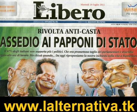 libero assedio ai papponi di stato