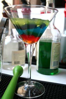 Rainbow cocktail...ma in gelatina!