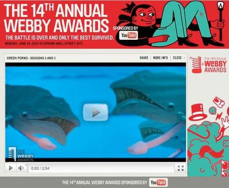 Webby Awards 2010: il Green Porno di Isabella Rossellini